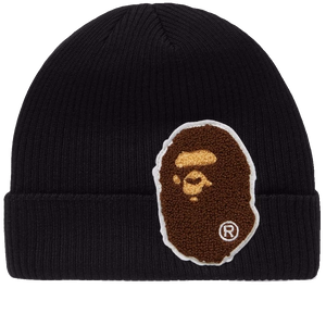 Bape Big Ape Head Knit Cap - Black