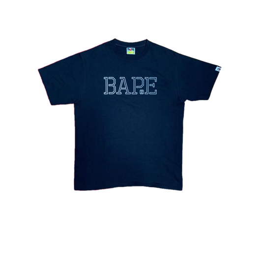 A Bathing Ape Reflector Bape Tee - Black/Gray Bape