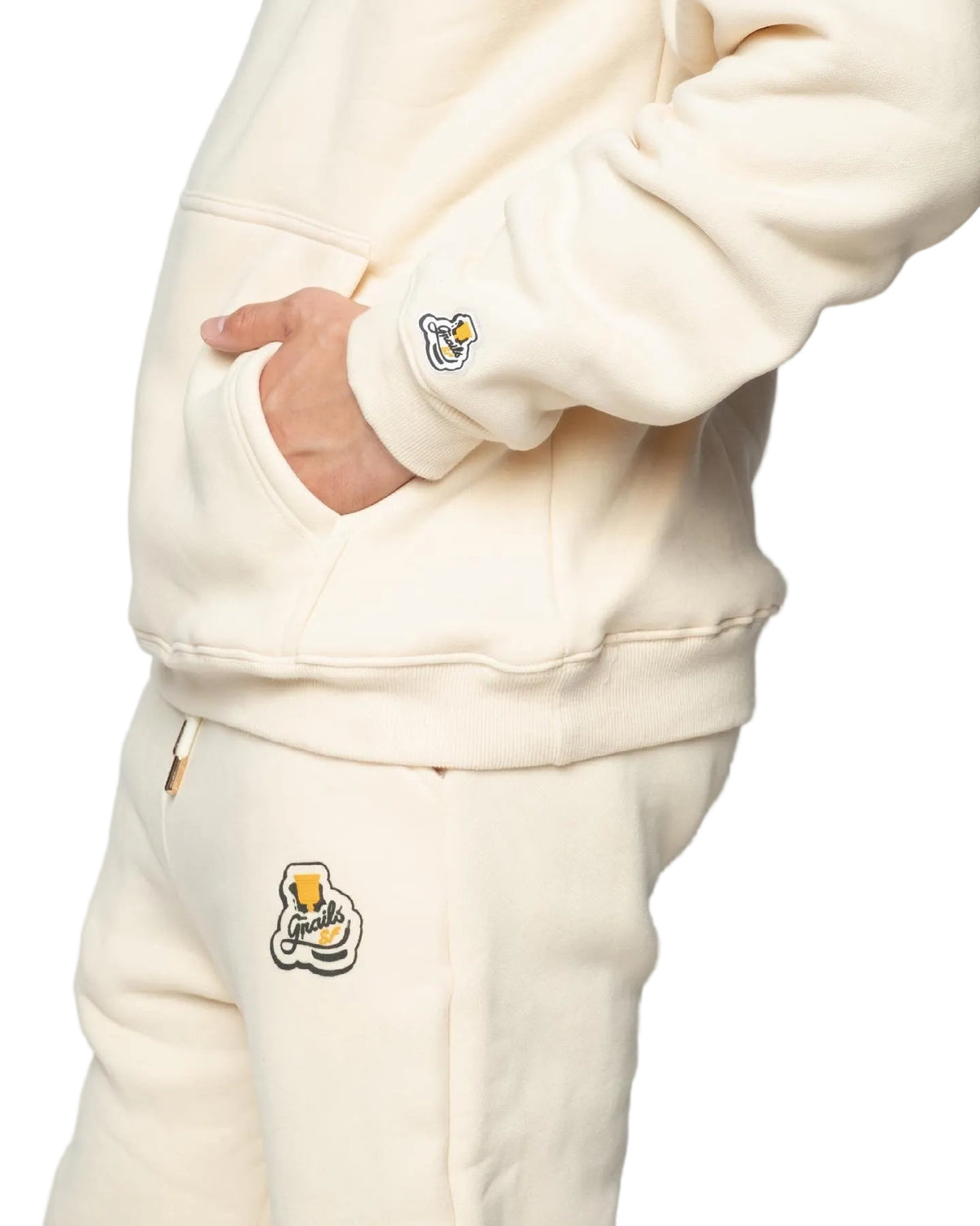 Grails SF The City Sweatpants Cream grails sf