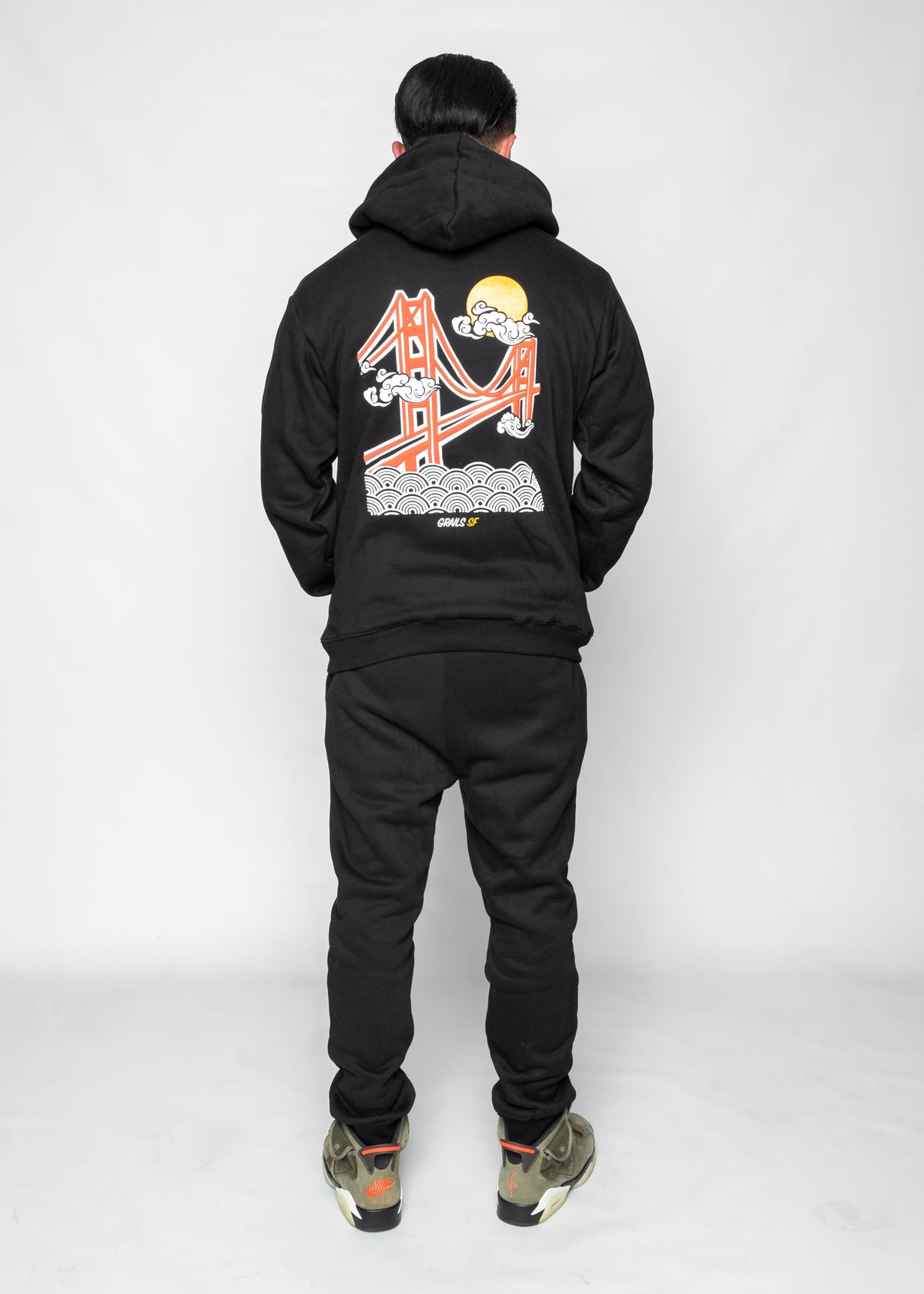 Grails SF The City Hoodie Black grails sf