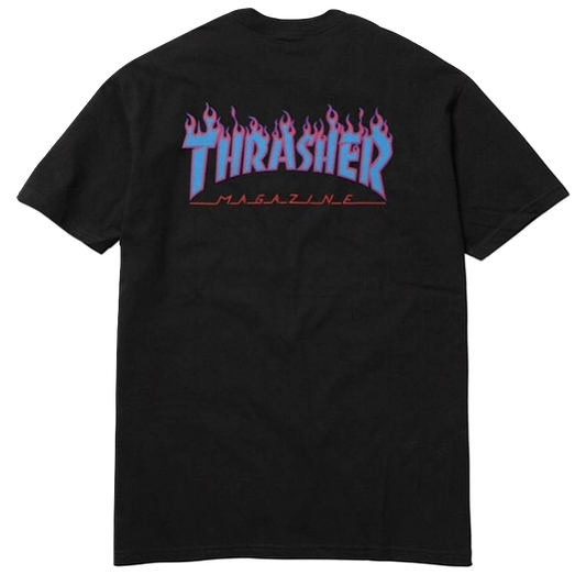 Supreme x Thrasher Tee SS11 - Black - Used