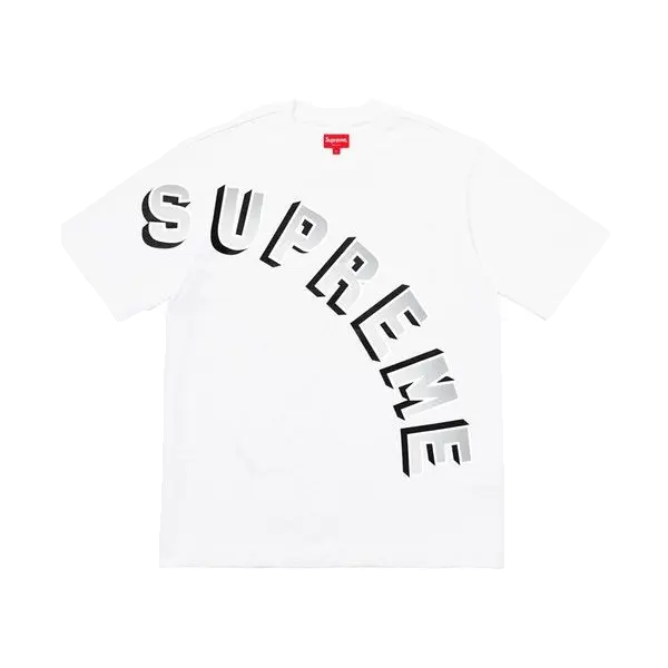 Supreme Gradient Arc Tee - White Supreme