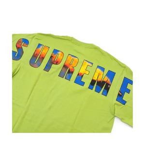 Supreme Crash Tee - Lime Supreme
