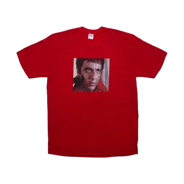 Supreme Scarface Shower Tee - Red Supreme