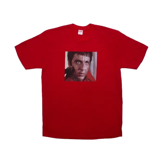 Supreme Scarface Shower Tee - Red Supreme