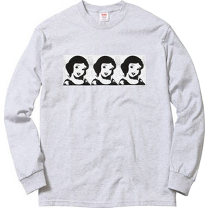 Supreme snow best sale white long sleeve