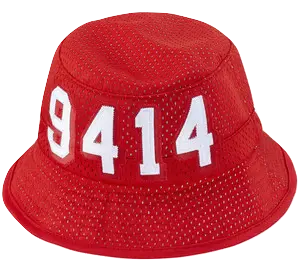 Supreme 20th Anniversary 9414 Bucket Hat Red -Used Supreme