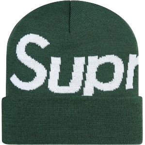 Supreme Big Logo Beanie FW19 - Green