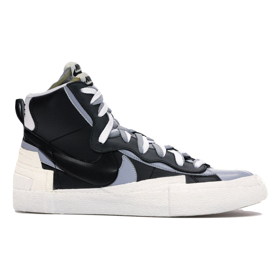 Nike Blazer Mid / Sacai - Black Grey - Used Nike