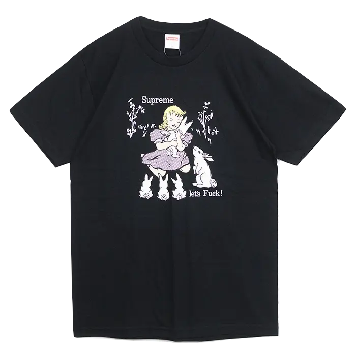 Supreme Let's Fuck Tee - Black - Used Supreme