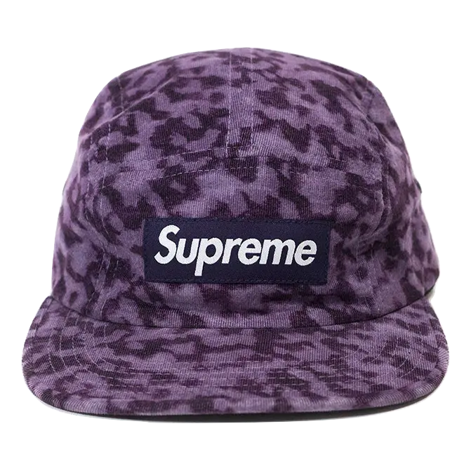 Supreme Liberty Cord Camp Cap - Purple Supreme