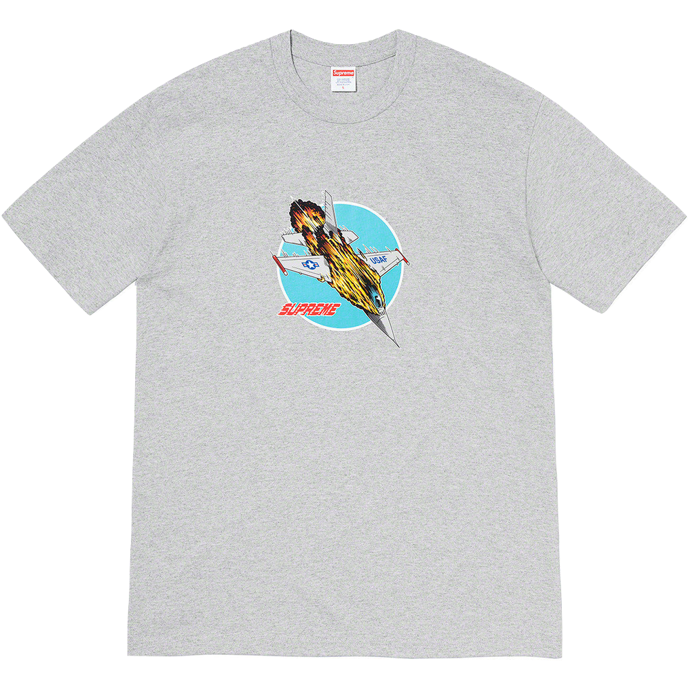 Supreme Jet Tee - Heather Grey Supreme