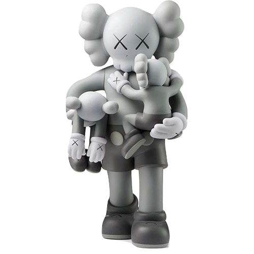 KAWS Clean Slate Vinyl Figure - Grey Kaws