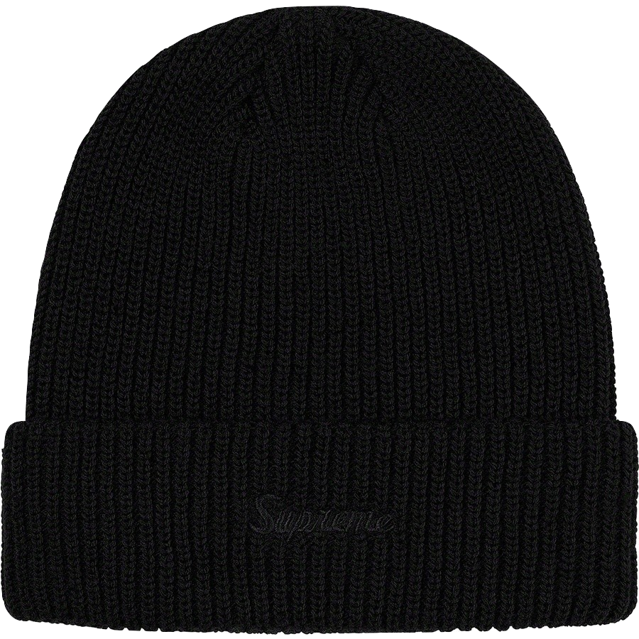 Supreme Loose Gauge Beanie - Black Supreme