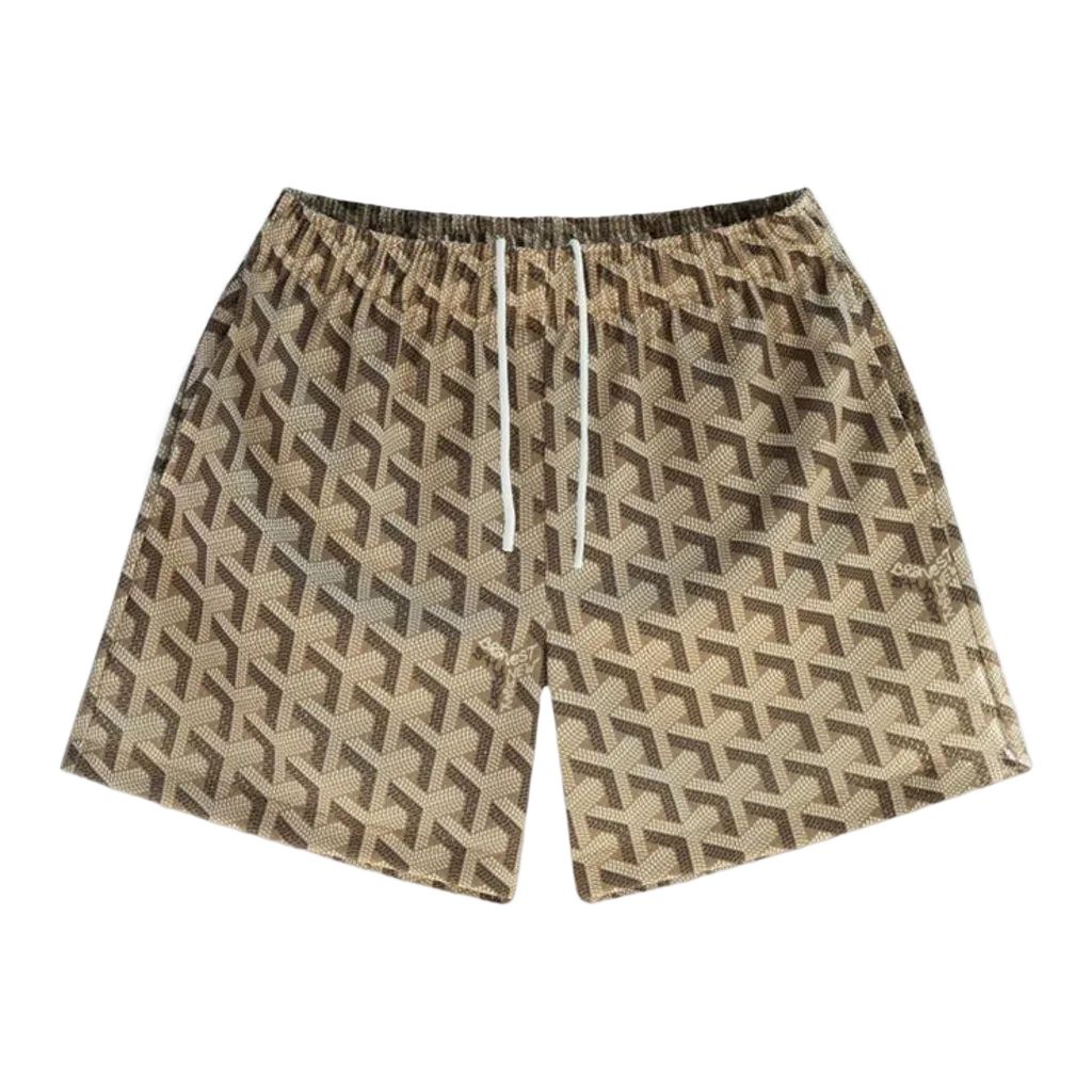 Bravest Studios Goyard Shorts - Brown
