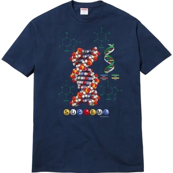 Supreme DNA Tee - Navy Supreme