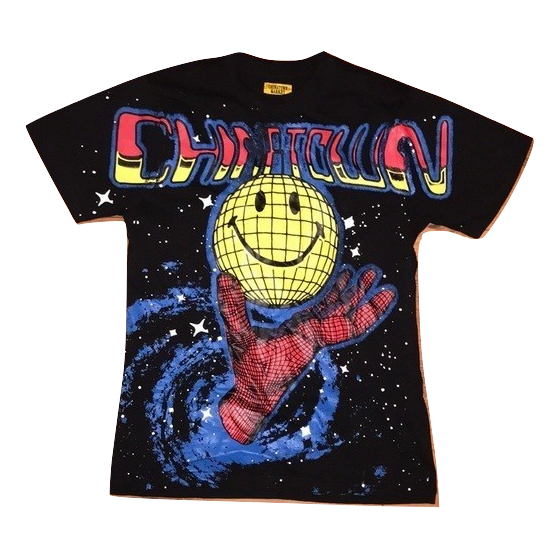 Chinatown Market x Smiley Globe Tee - Black Chinatown Market