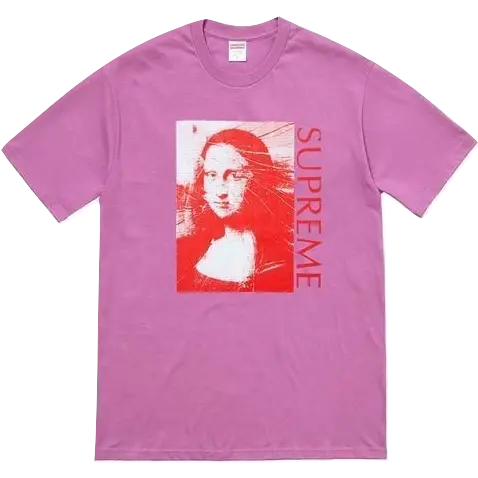 Supreme Mona Lisa Tee - Light Purple Supreme