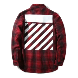 OFF White Flannel - Red OFF-WHITE