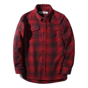 OFF White Flannel - Red OFF-WHITE