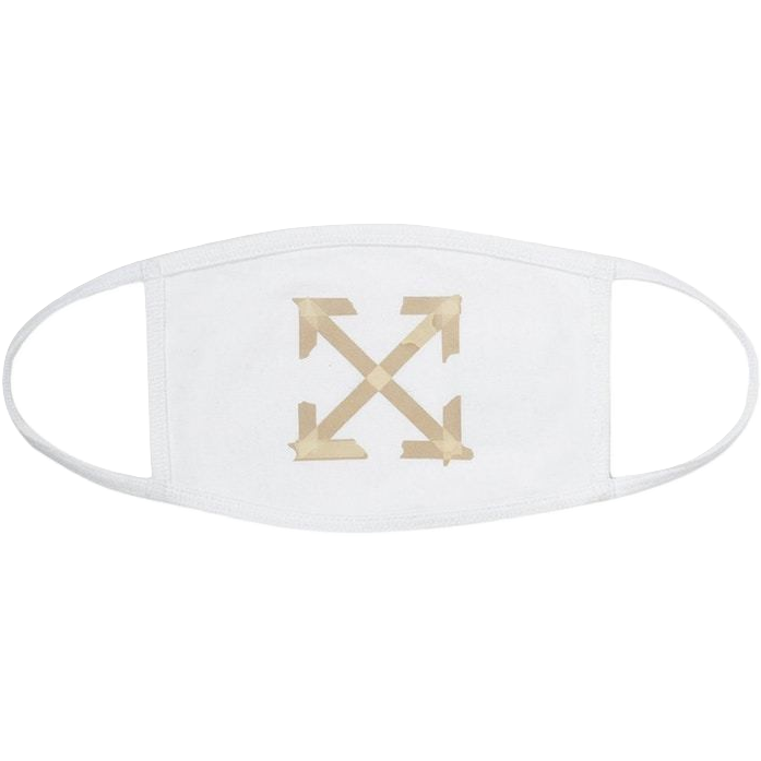 OFF-WHITE Tape Arrow Mask - White/Beige