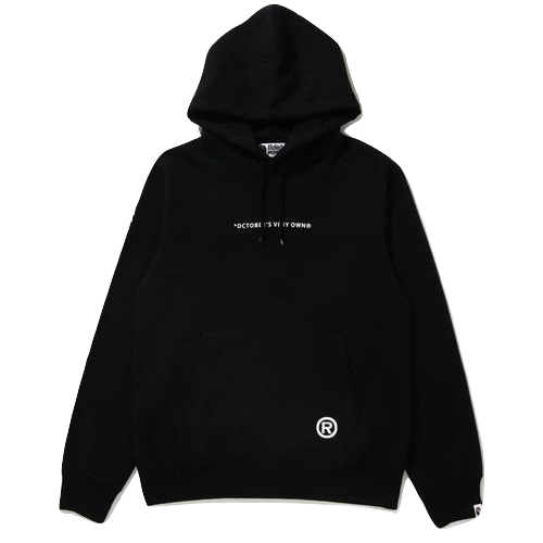 OVO x Bape Pullover Hoodie - Black