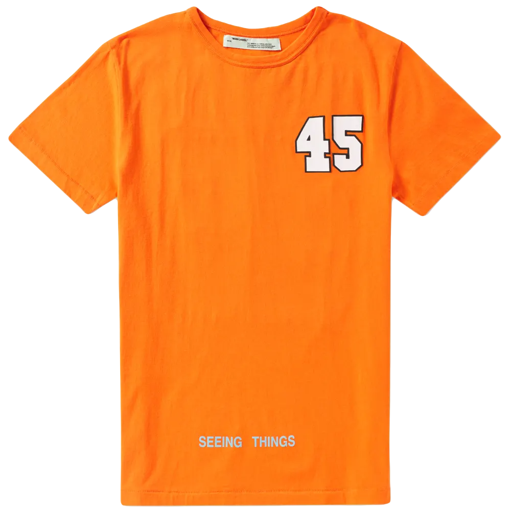 Off-White Surreal 45 Tee - Orange OFF-WHITE