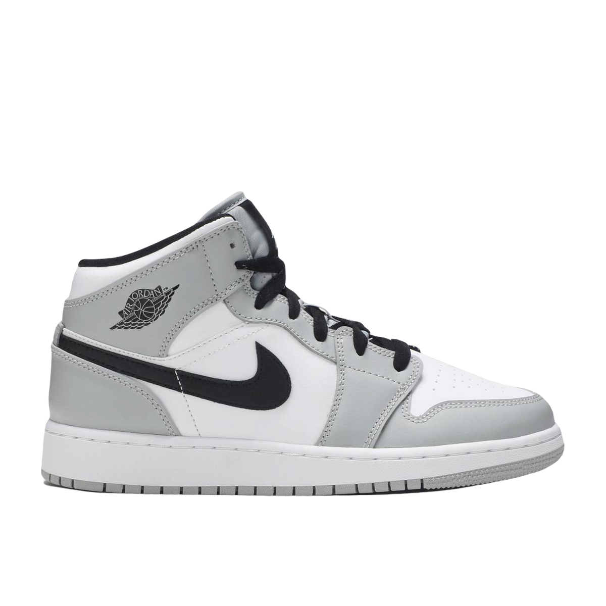 Air Jordan 1 Mid (GS) - Light Smoke Grey Air Jordan