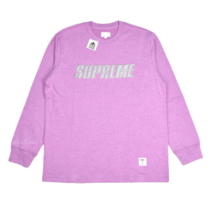 Supreme 3M Reflective Logo L/S - Magenta - Used Supreme