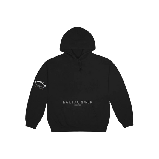 Travis Scott Jack Boys Jack Multi Logo Hoodie - Black