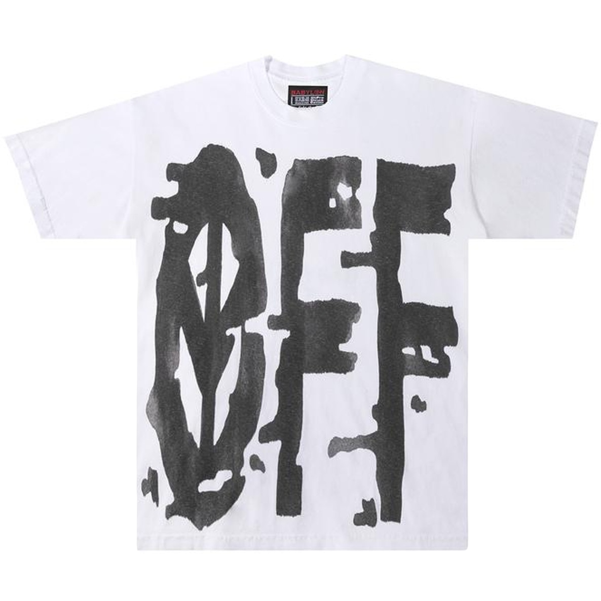 Off-White x Babylon Oversized Logo T-Shirt - White OFF-WHITE