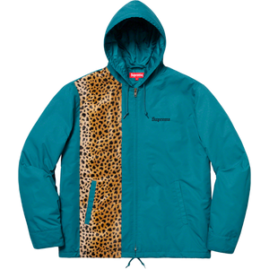 Supreme Cheetah Hooded Jacket - Dark Slate