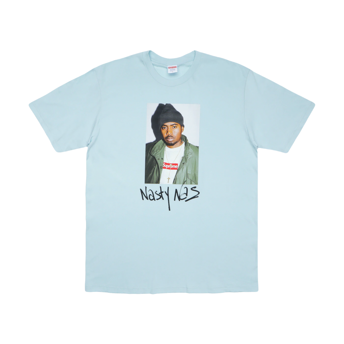 Supreme Nas Tee - Pale Blue Supreme