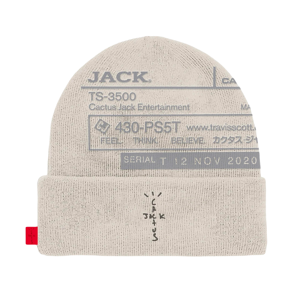 Travis Scott CJ System I Beanie - Natural