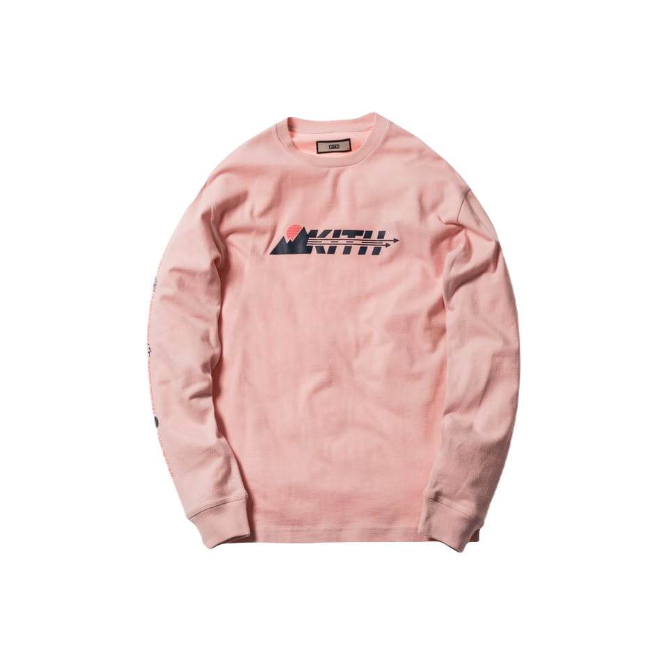 KITH Mountain L/S Tee - Pink Kith