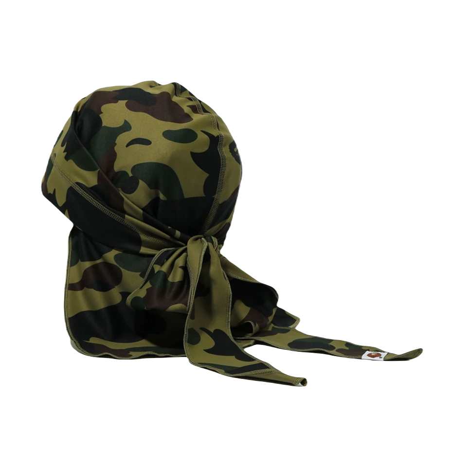 A Bathing Ape 1st Camo Du-rag - Green Bape