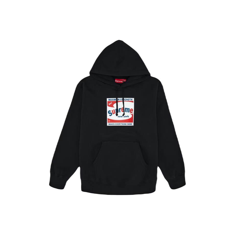 Supreme Shine Hooded Sweatshirt - Black