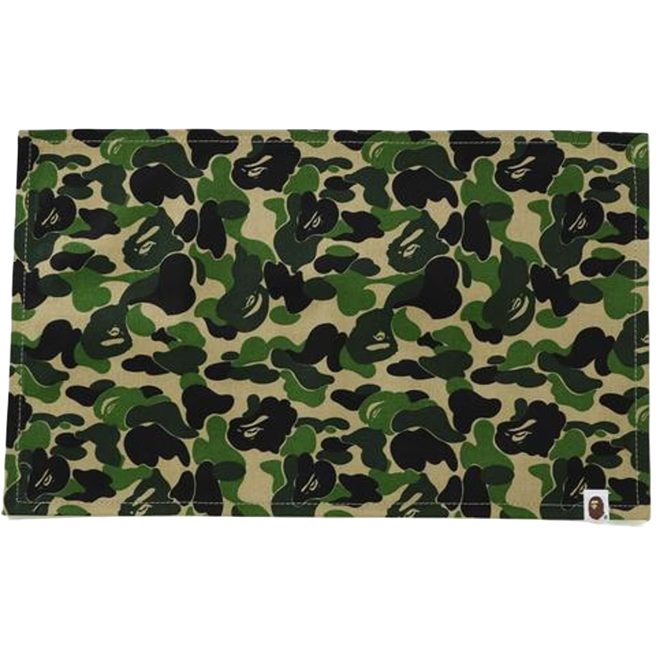 A Bathing Ape ABC Camo Place Mat - Green Bape