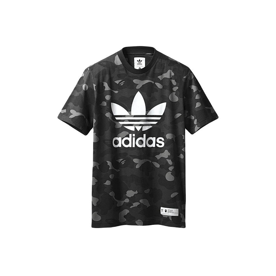 A Bathing Ape x Adidas Adicolor Tee - Cinder Bape