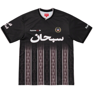 Supreme Arabic Logo Soccer Jersey - Black