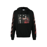Off-White Caravaggio Diag Sleeve Hoodie - Black