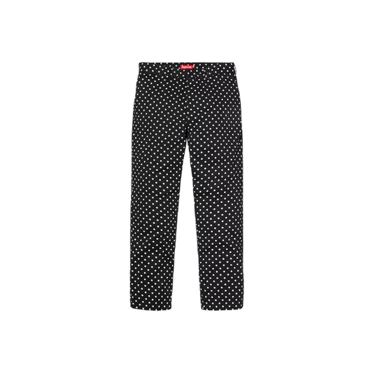 Supreme Work Pant (FW18) - Black/Polk-A-Dot - Used