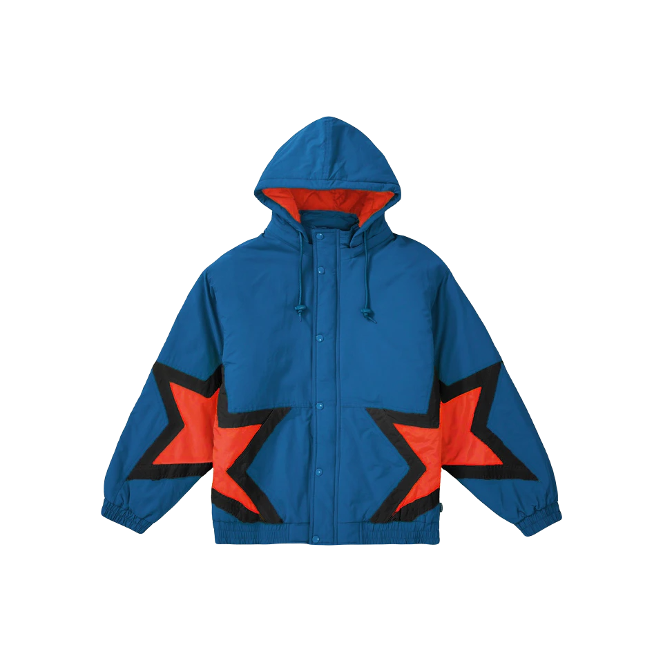 Supreme Stars Puffy Jacket - Royal Supreme