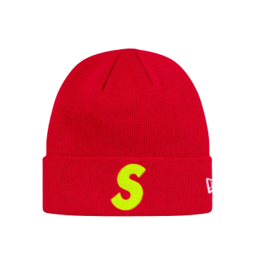 Supreme New Era S Logo Beanie - Red (FW19)
