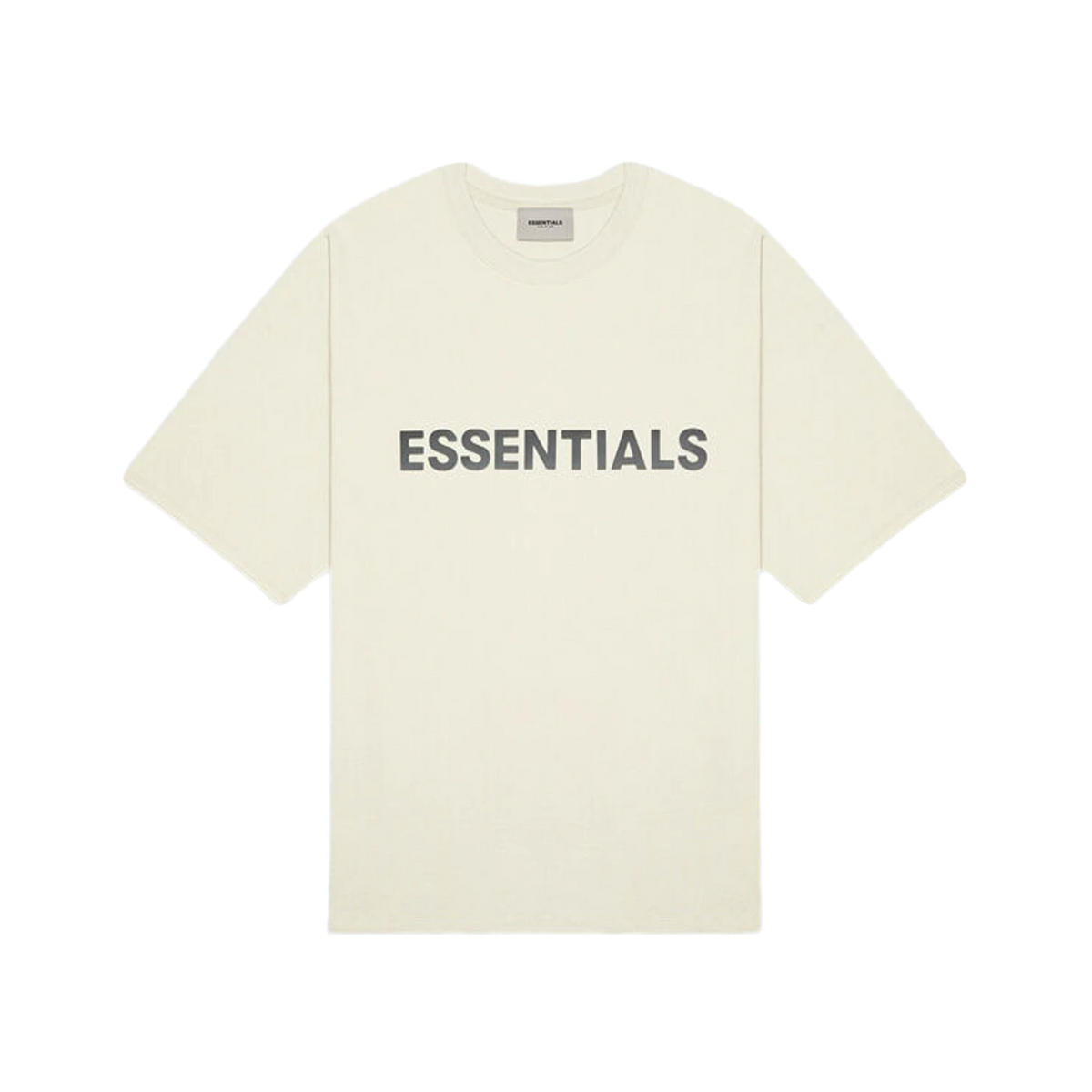 Fear of God Essentials Boxy T-Shirt Applique - Cream Fear of God