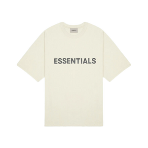 Fear of God Essentials Boxy T-Shirt Applique - Cream