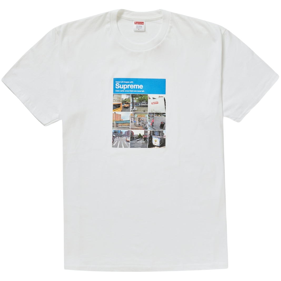 Supreme Verify Tee - White Supreme