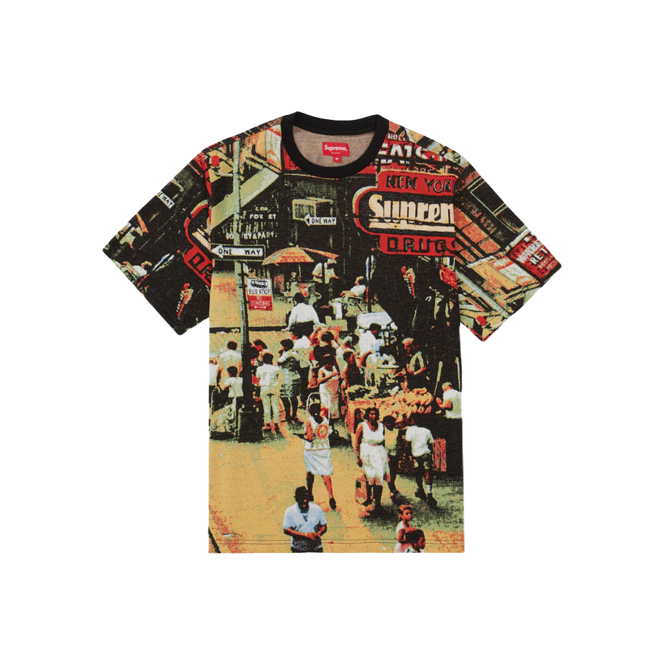 Supreme Street Scene Jacquard S/S Top - Multicolor Supreme
