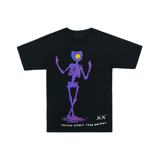 KAWS x Cactus Plant Flea Market T-Shirt - Black