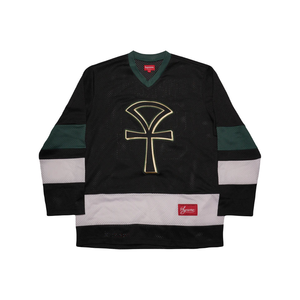 Supreme Ankh Hockey Jersey - Black Supreme